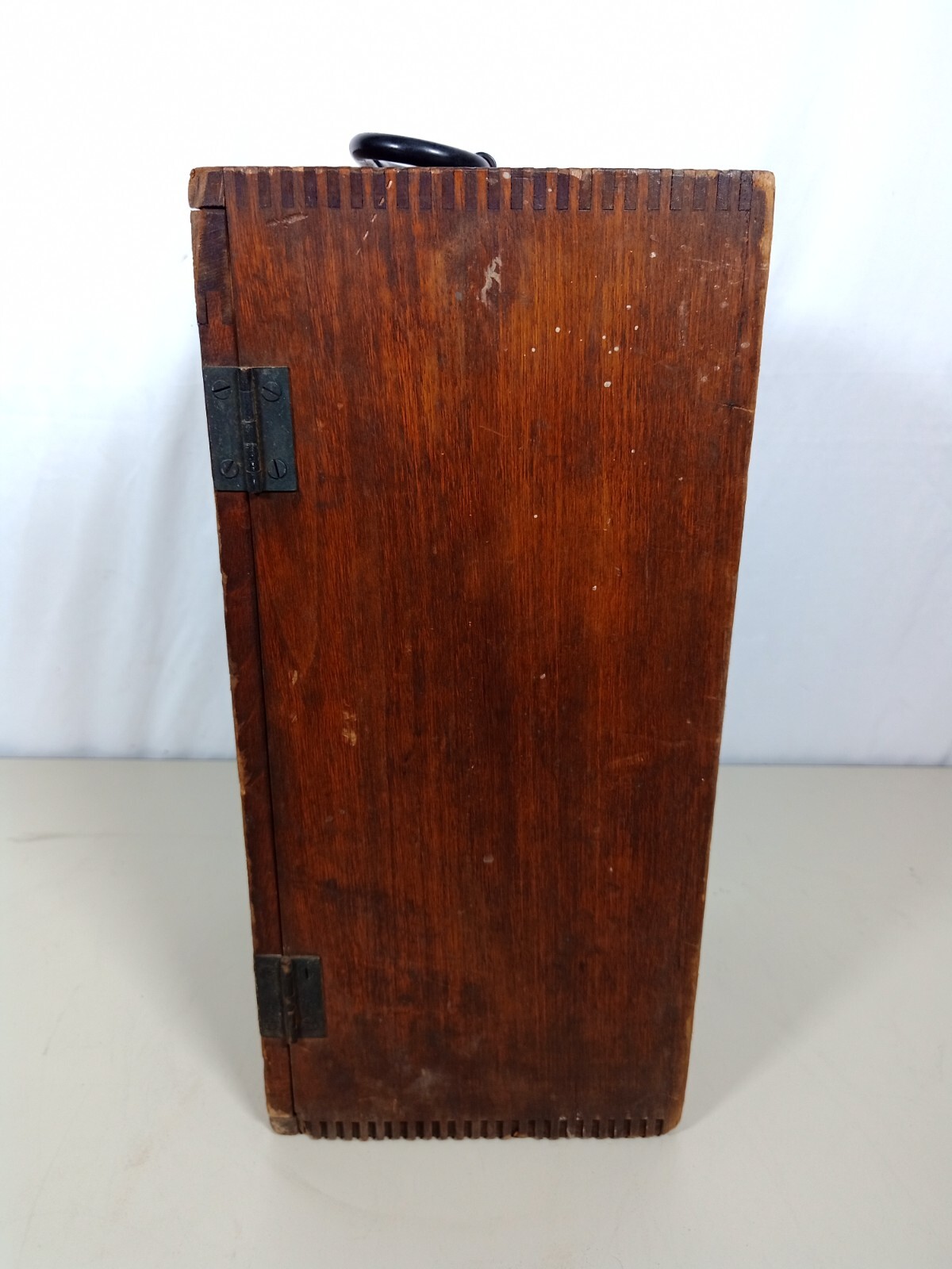 Vintage Bausch & Lomb Optical Co. Microscope in Wood Eimer & Amend Box Case