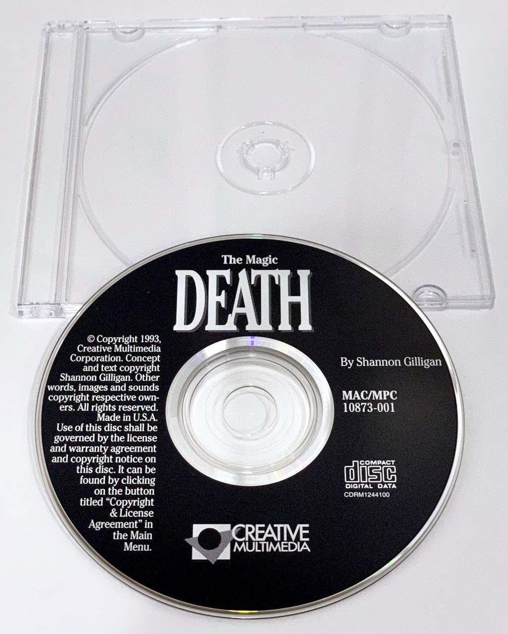 The Magic Death CD-ROM for MAC/PC from 1993