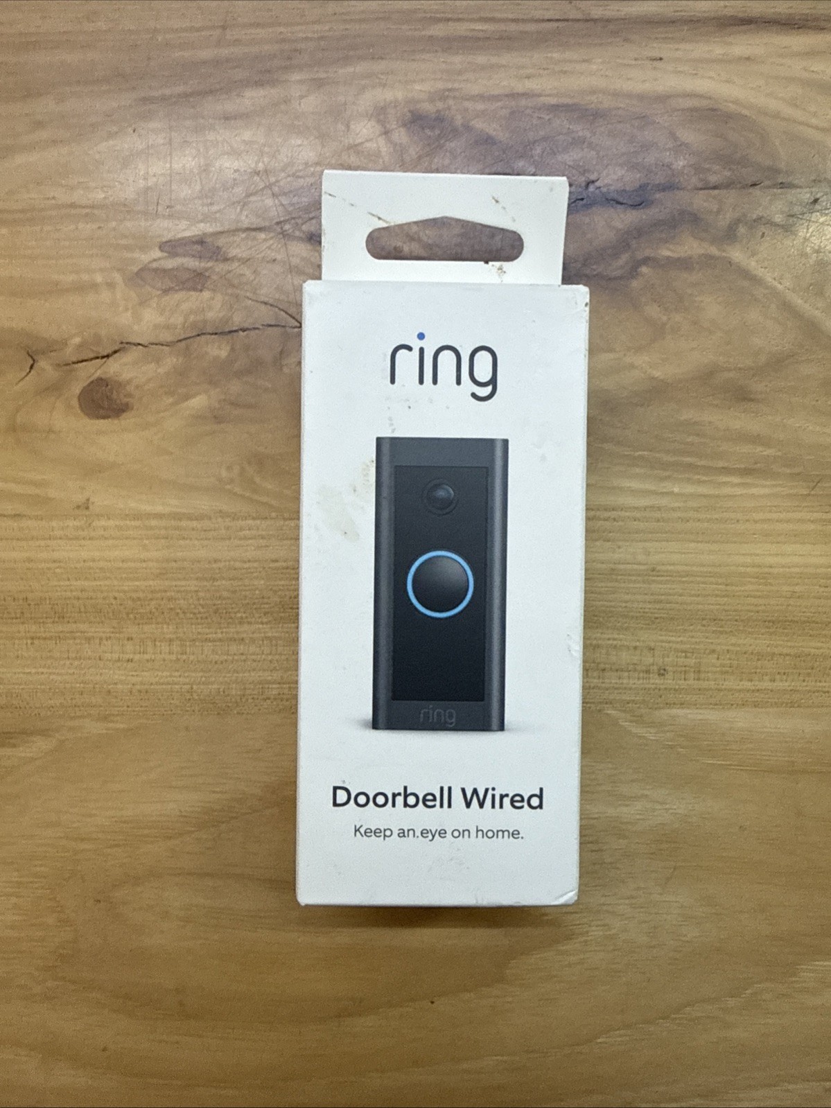 Ring Doorbell Wired 1080p HD Video Night Vision Two-Way Talk Wi-Fi Black