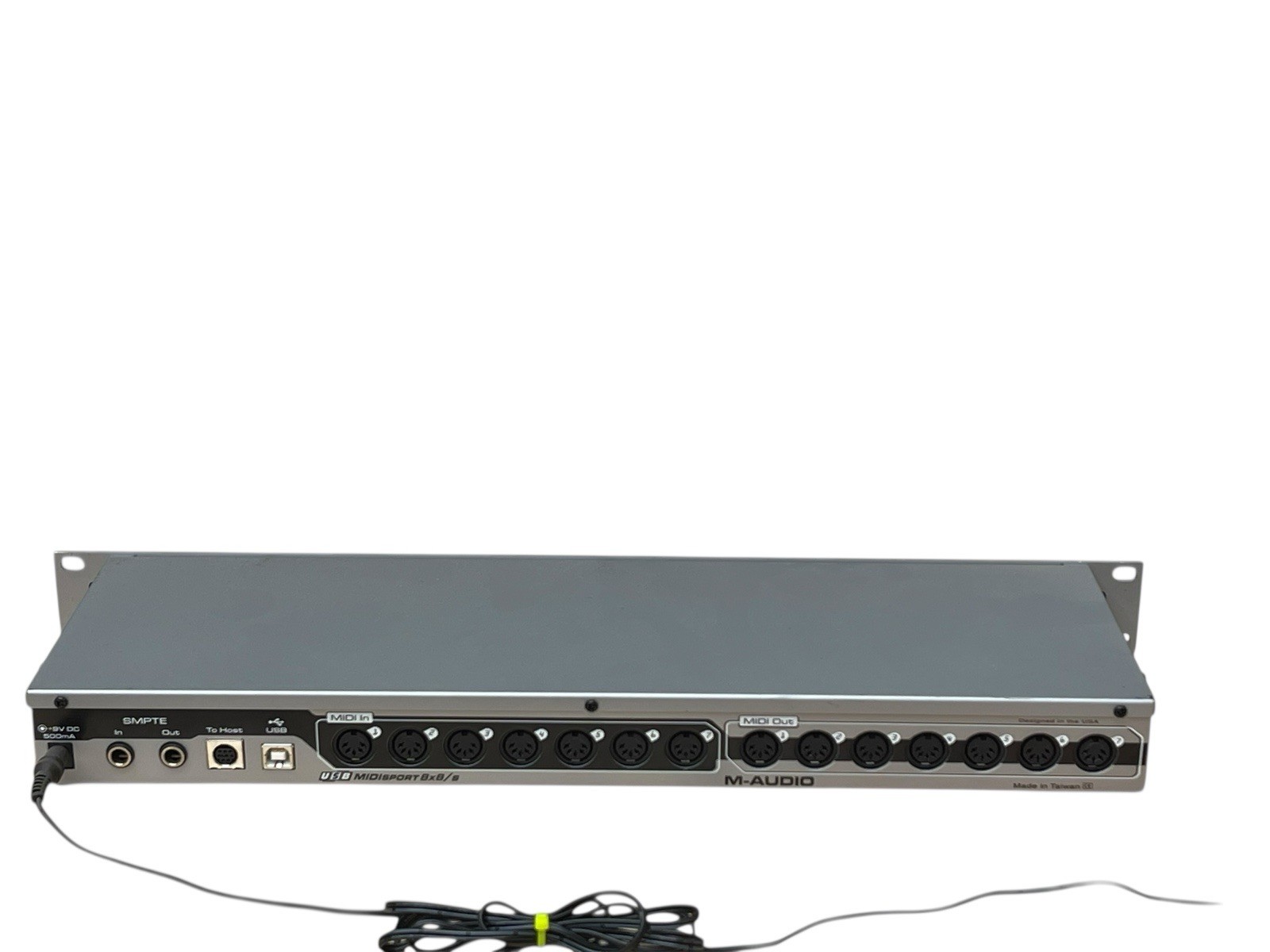 M-AUDIO MIDISPORT 8x8 1U Rackmount USB MIDI Controller