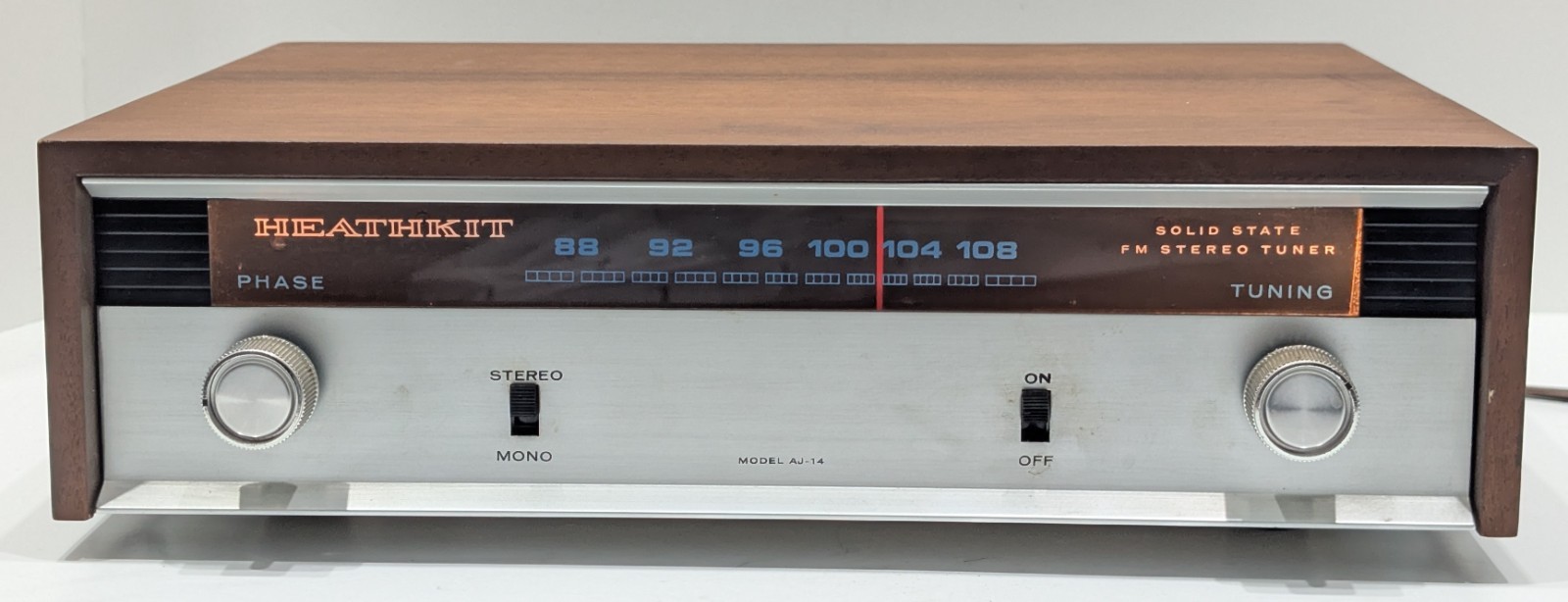 HEATHKIT AJ-14 FM STEREO TUNER - TESTED AND WORKS AS DESIGNED