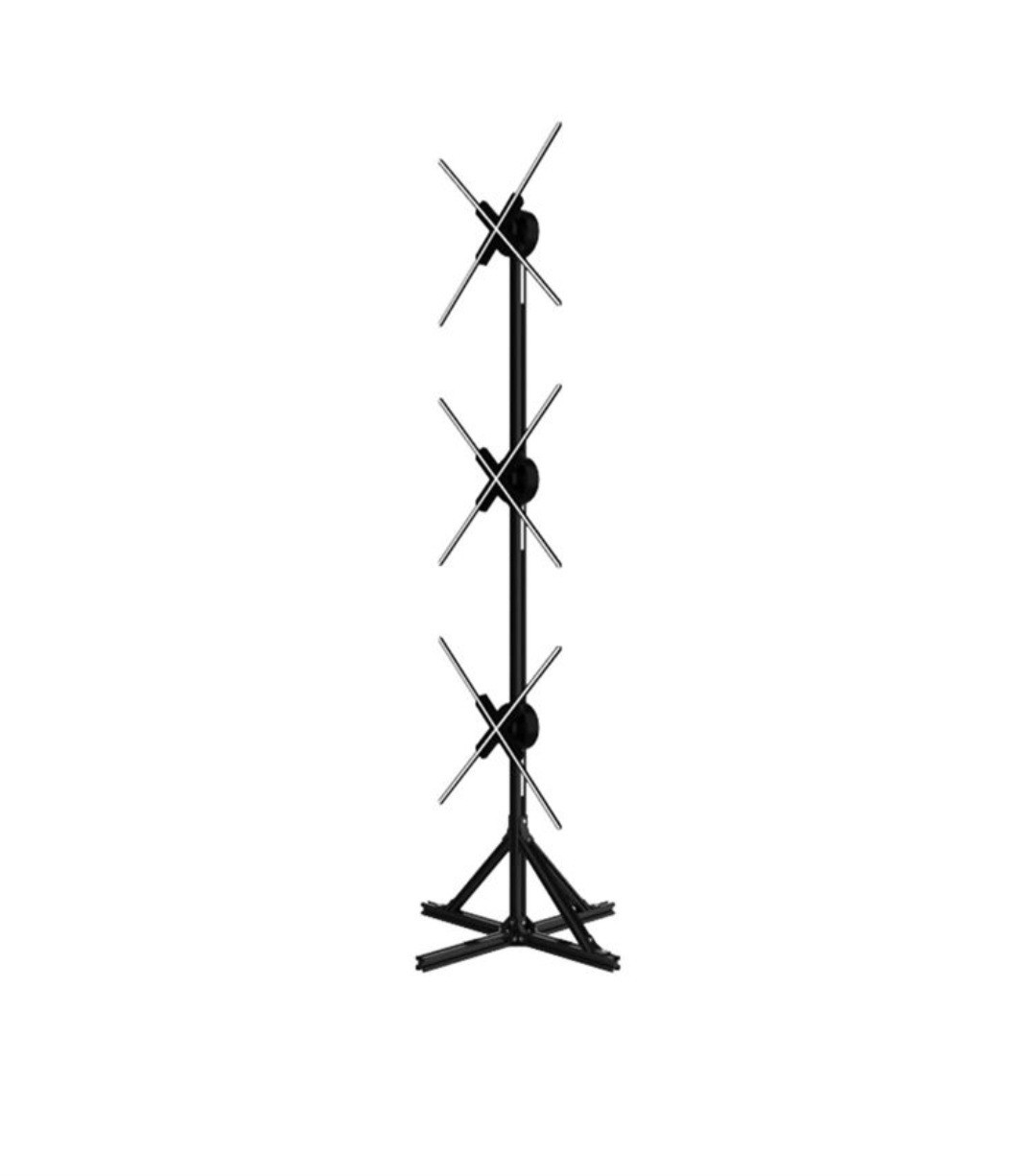 3D Hologram Fan Splicing Bracket without Fan - Fits 22-27.5 Inch Fans, Easy Asse