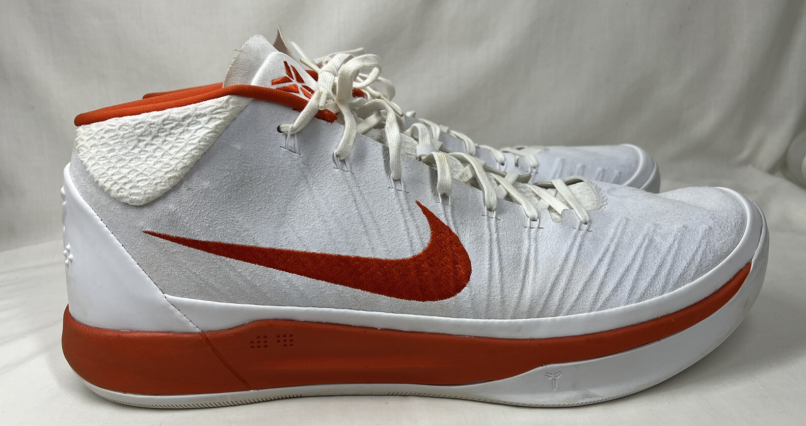 Nike Kobe AD White Orange TB 942521-111 Basketball Shoe Promo Sz 17 RARE EUC