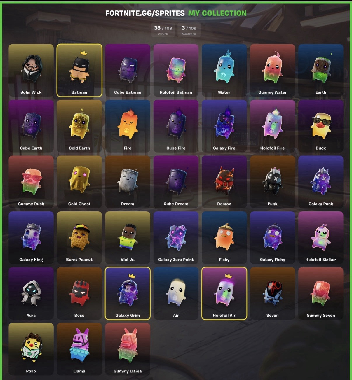 Sprites full collection
