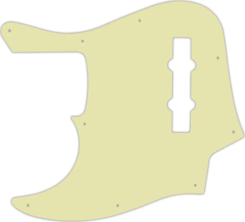 WD Custom Pickguard For Left Hand Fender American Elite Jazz Bass #34T Mint G...