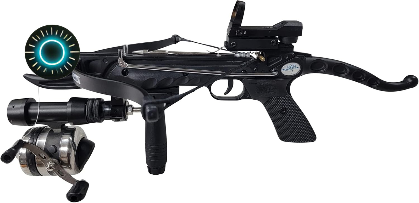 80 Pound Self-Cocking Pistol Crossbow with Cobra System Limb with 3 Bolts NEW