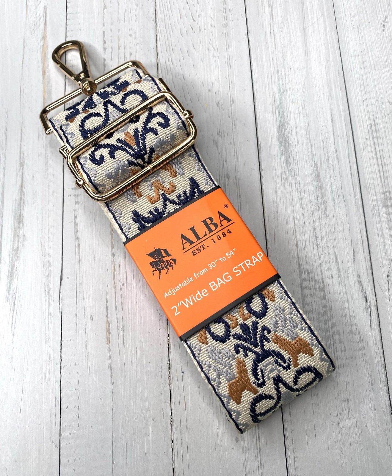 Alba 2” Wide Adjustable Bag Strap Purse Strap Brand New