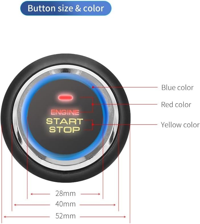 Keyless Entry & Remote Start System with Shock Sensor for 95% DC12V Vehicles