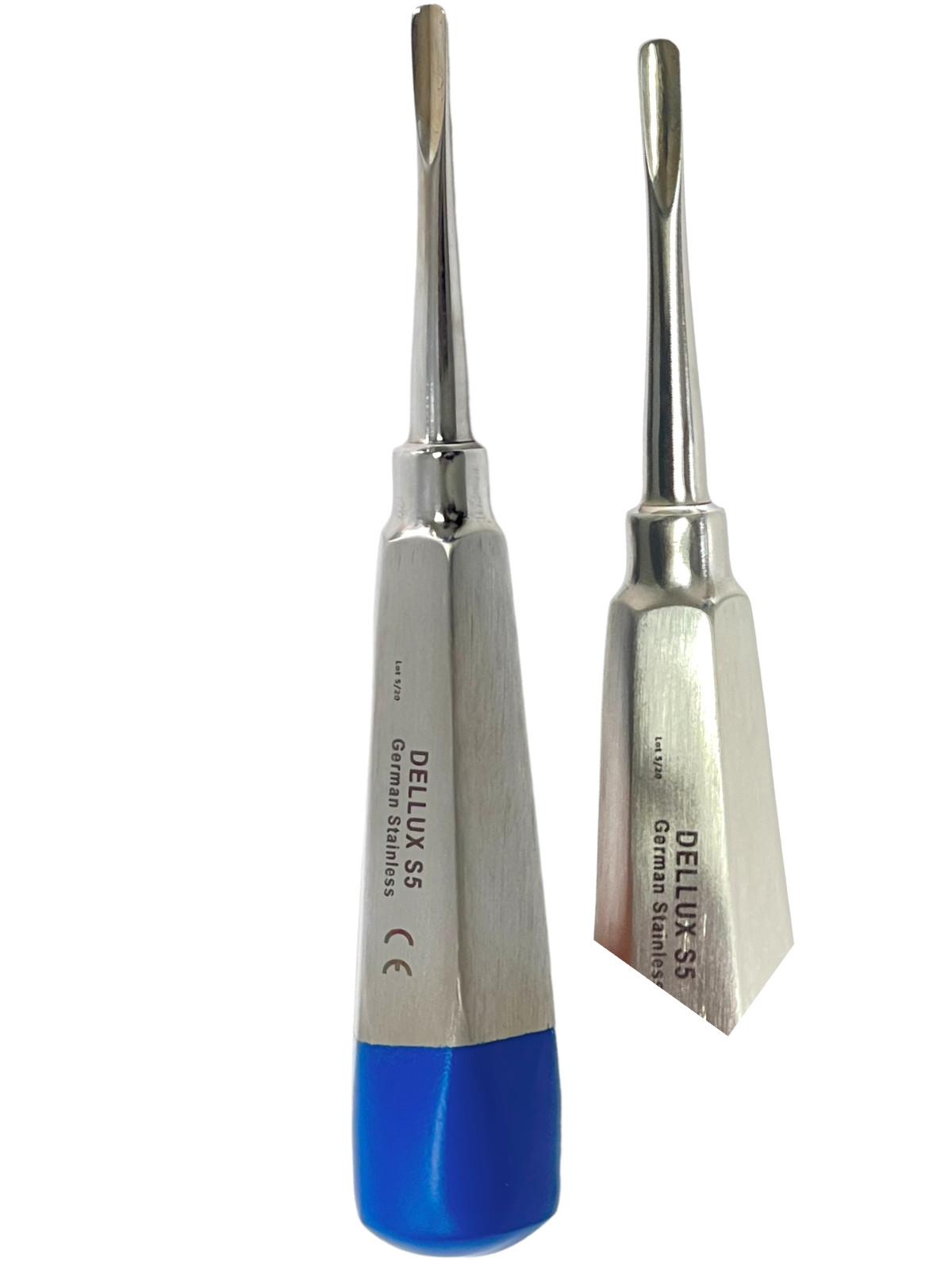 GERMAN DENTAL ELEVATOR EXTRACTING LUXATING APICAL ROOT ELEVATOR 5MM BLUE STR