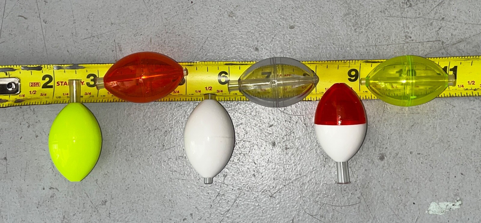 TOUGH BUBBLE slip bobbers sz 1 3/4" MED fill w/ h2o Double-X Tackle Colorado USA