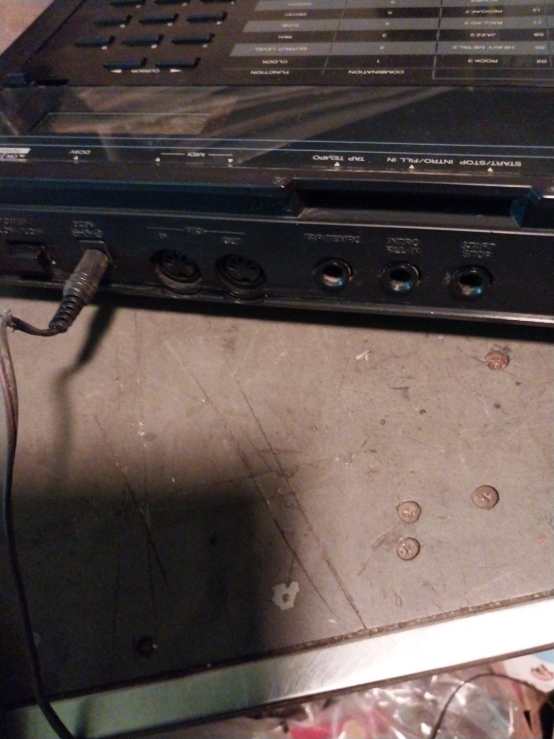Korg DD5 dynamic digital drums With manual AC adapter both covers working Clean