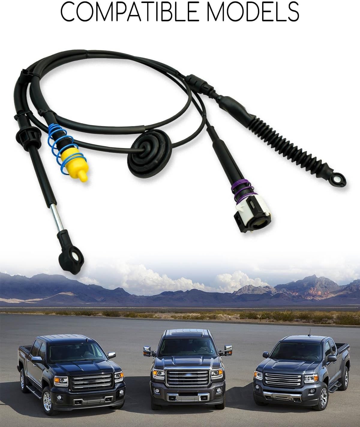 Gearshift Control Cable Replace 12477640 Fit for Chevrolet Silverado GMC Sierra