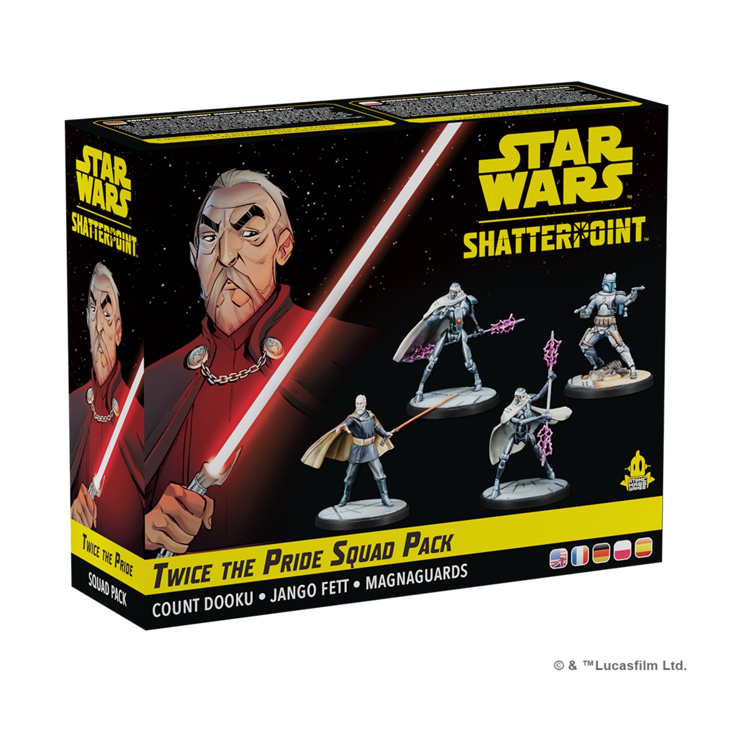 Atomic Mas Star Wars - Shatterpoint - Core  Twice the Pride - Count D SW (New)