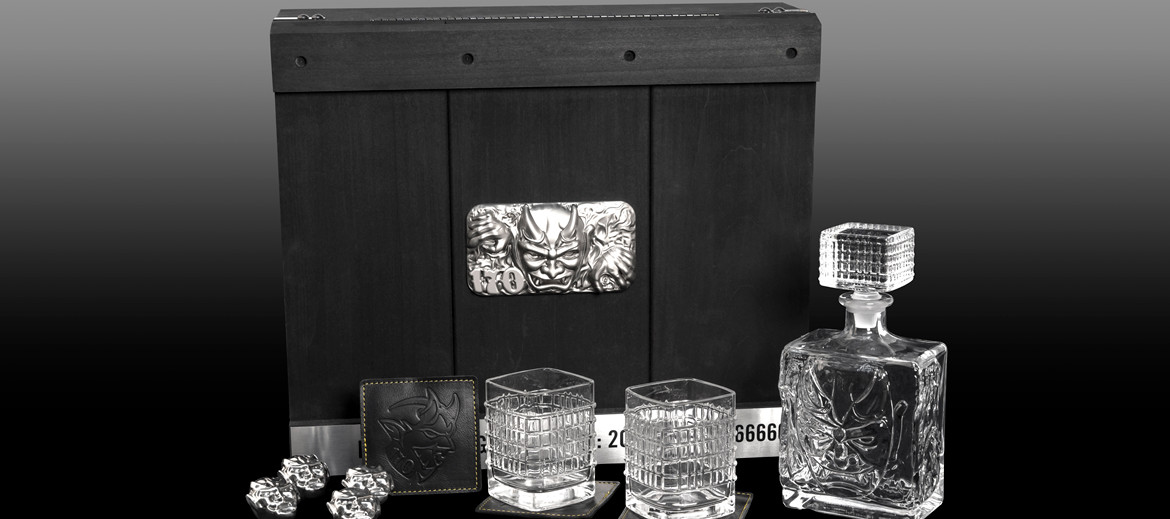 DODGE DEMON 170 COLLECTOR'S DECANTER SET