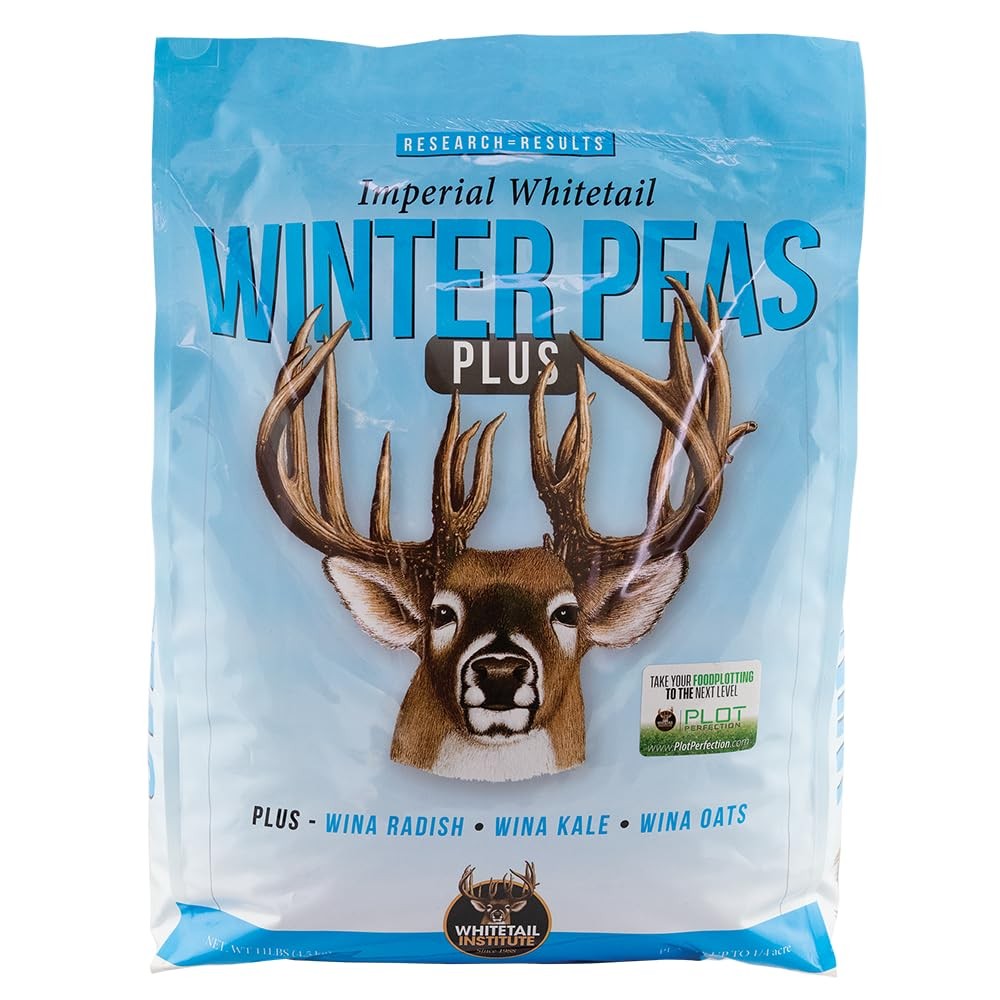 Deer Food Plot Seed Winter Peas Cold Tolerant Forage 11 Lbs .25 Acre Attraction