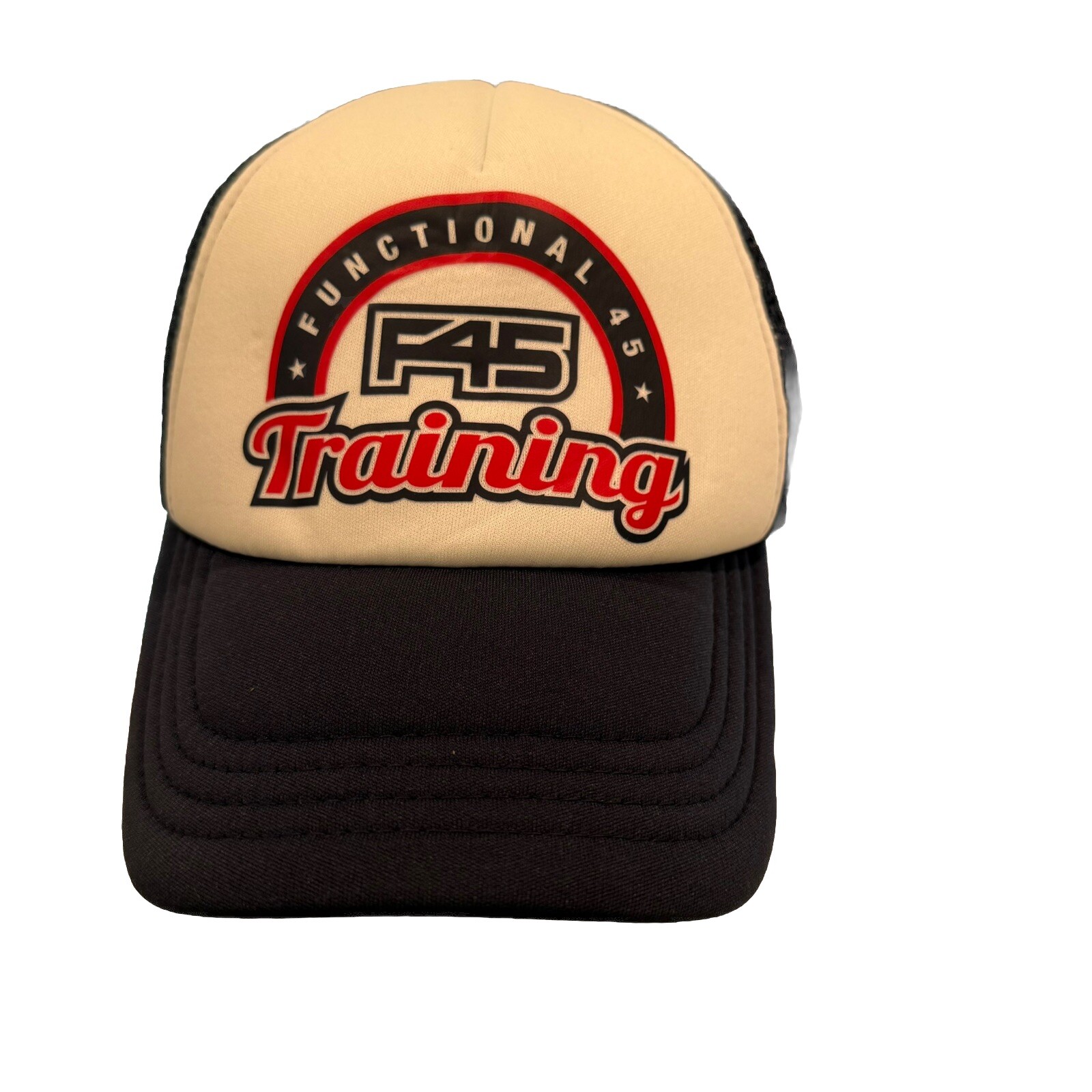 Functional 45 Training F45 Foam Truckers Hat Cap RWB Snapback EUC