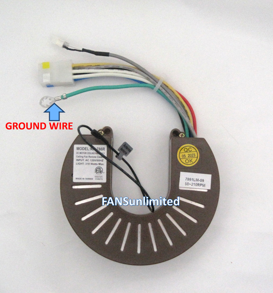 RH-786R DC Ceiling Fan Replacement for 7861LM-01 Receivers