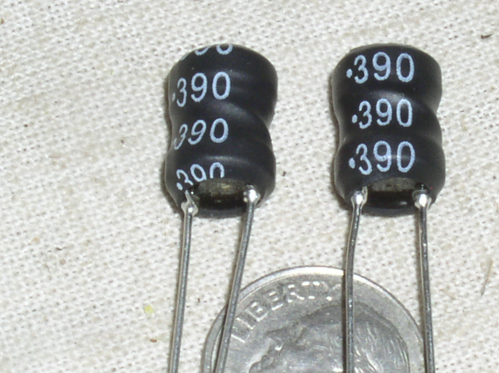 2 BOURNS RLB9012-390KL PC MOUNT 39UH 39 UH 1.85A 390 FERRITE POWER INDUCTOR USA
