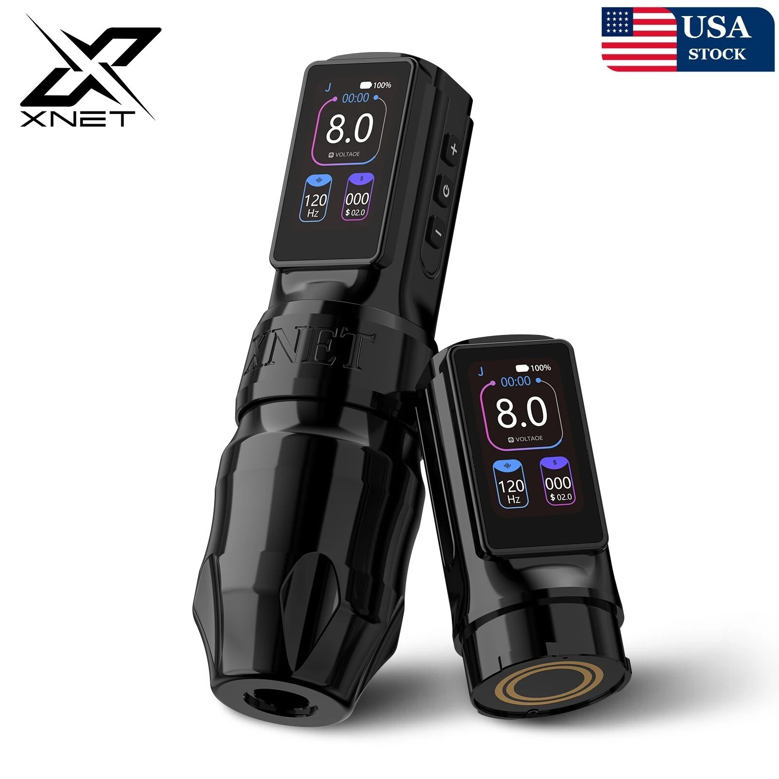 Xnet Titan Max Wireless Tattoo Machine Rotary Pen Coreless Motor 2400mah USA