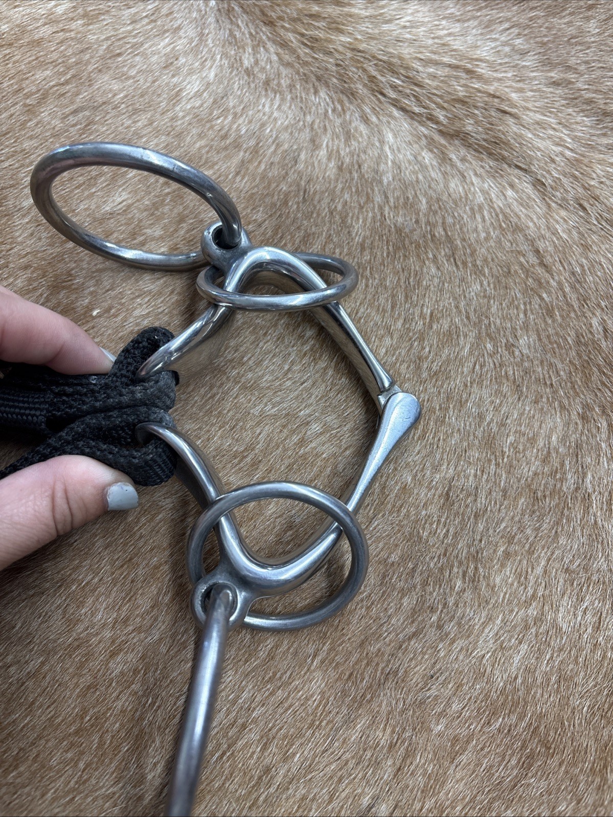 5” Springsteen Snaffle, Curved Half Cheeks