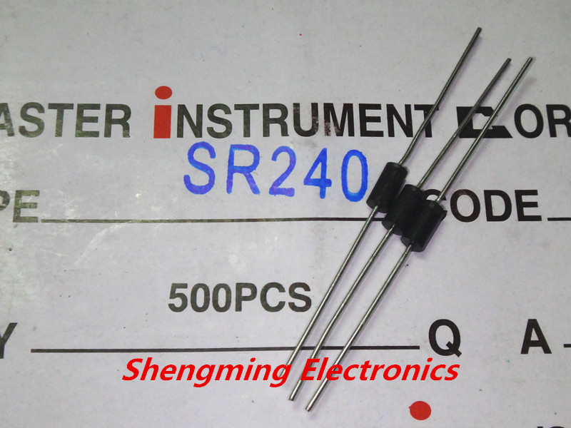 50PCS SR240 40V 2A Schottky Diodes