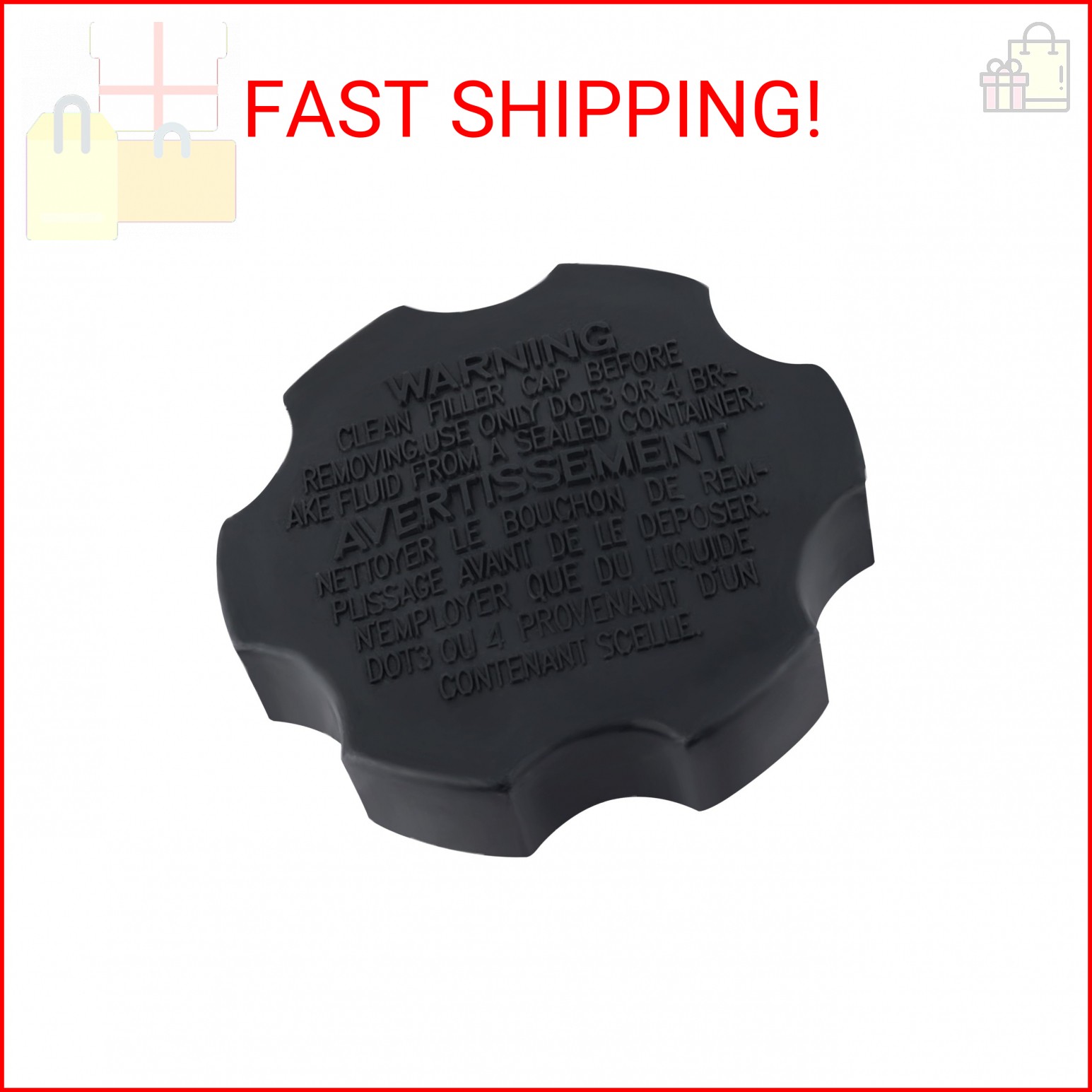 Car Brake Fluid Cap,Durable Master Cylinder Cap Compatible with Hyundai Accent A