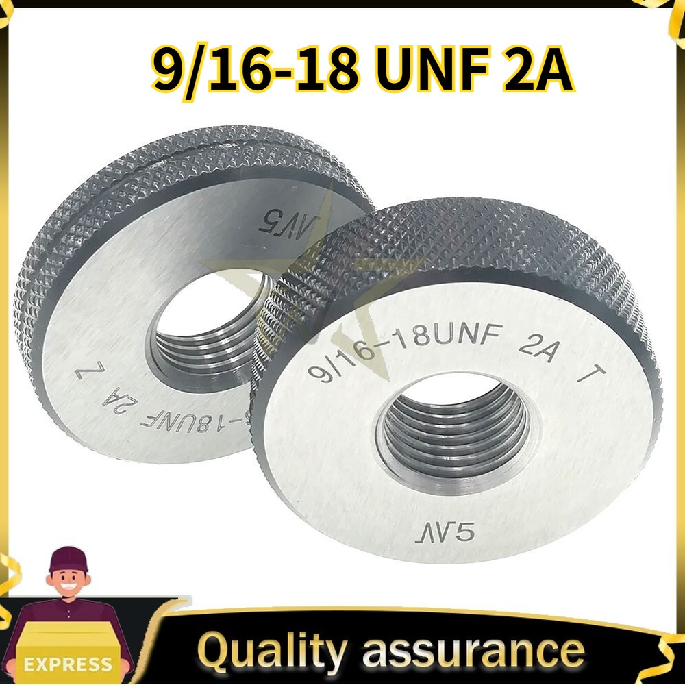 9/16-18 UNF 2A Thread Ring Gage GO NOGO Unit Original Quality Goods Fast Ship