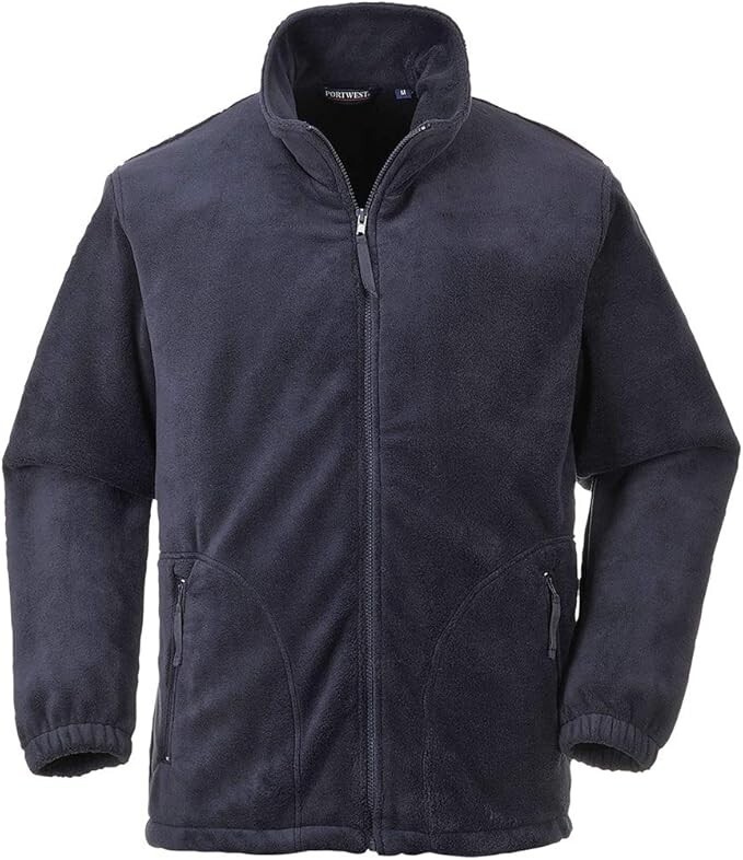 Portwest UF400NARM Regular Fit Argyll Heavy Fleece, Medium, Navy