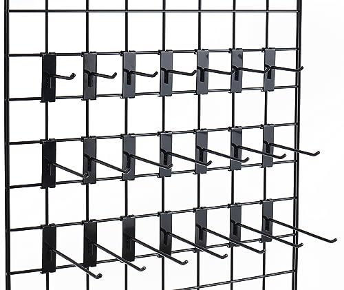 Gridwall Hooks 6 Inch 12PC Display Hooks for Grid Wall Heavy Duty Gridwall Ho...