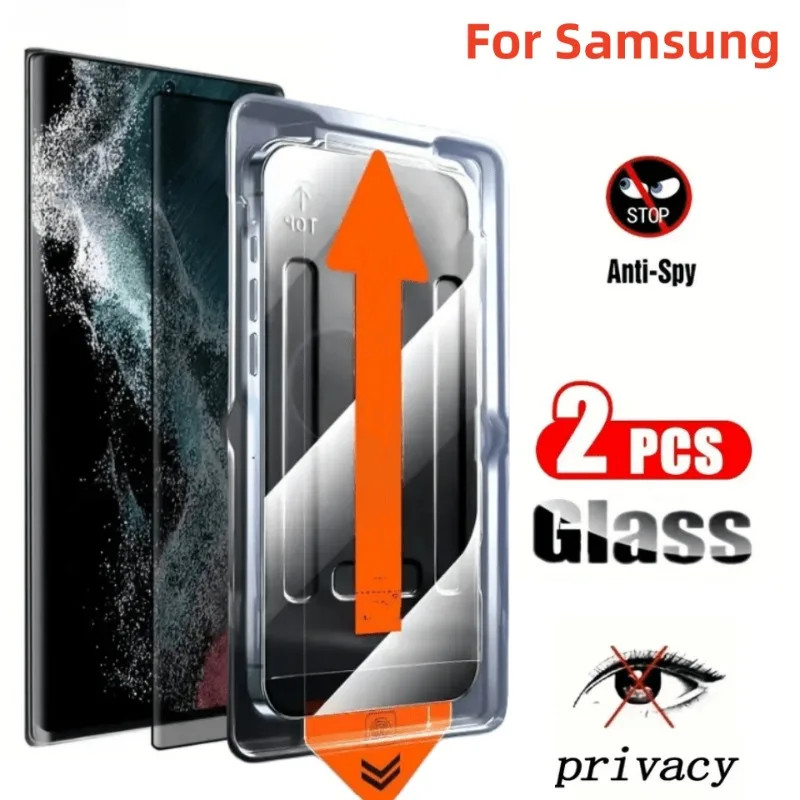 2 x For Samsung Galaxy S25 S26 Ultra Tempered Screen Protector + Easy Fit Tool