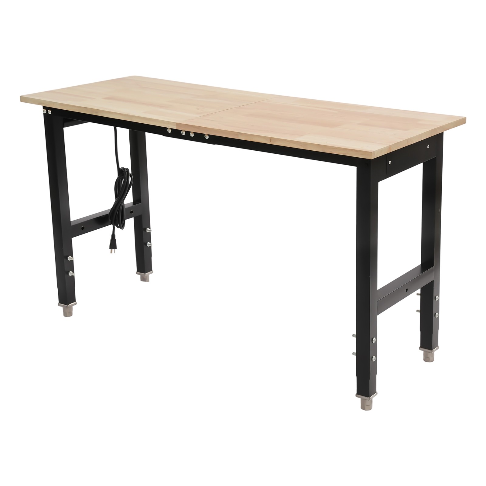Adjustable Workbench Heavy-Duty Work Table Freestanding Work Bench Rectangular