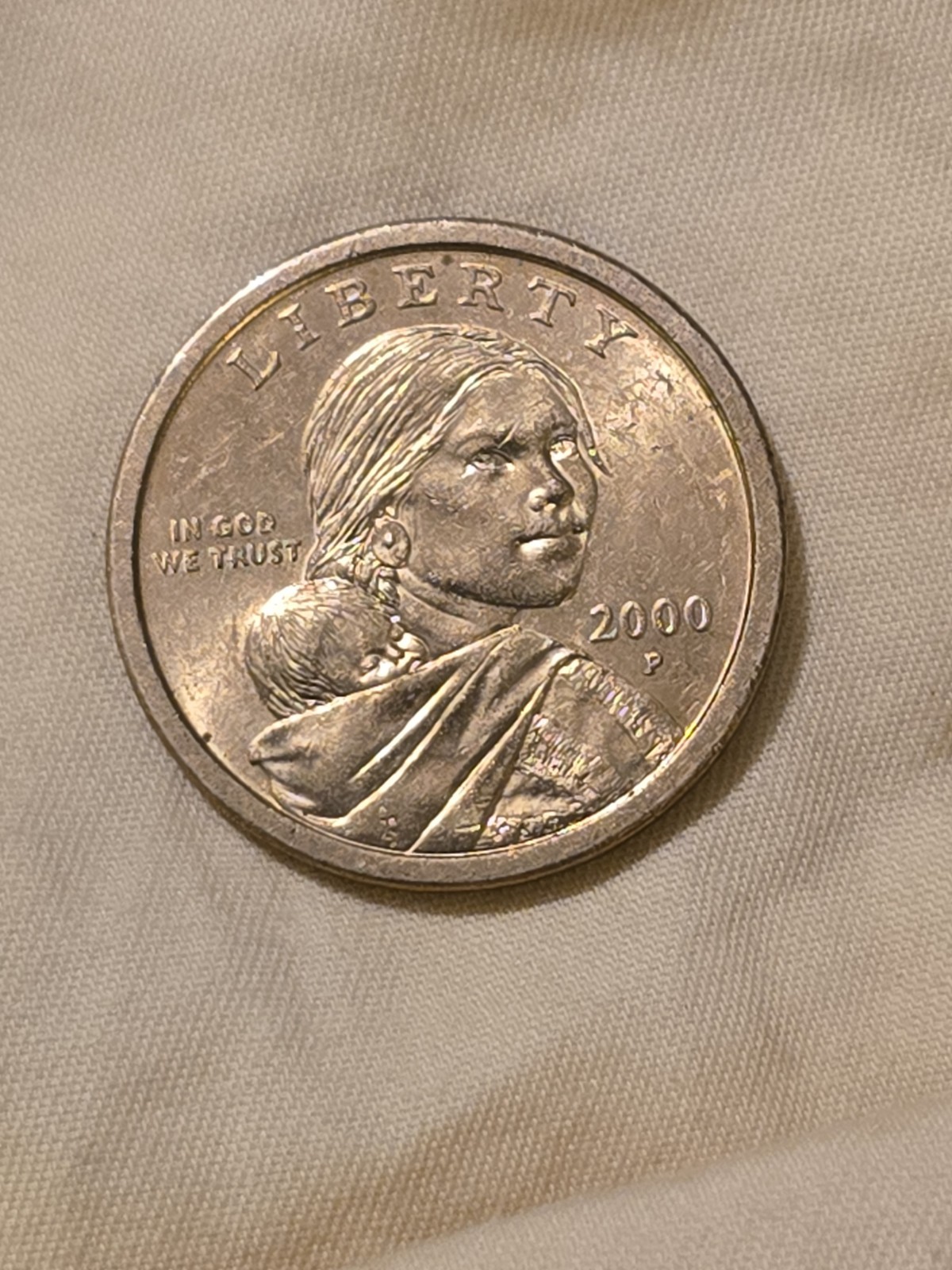 Sacagawea Native American $1 Dollar Coin Variety Eagle Reverse-ERROR