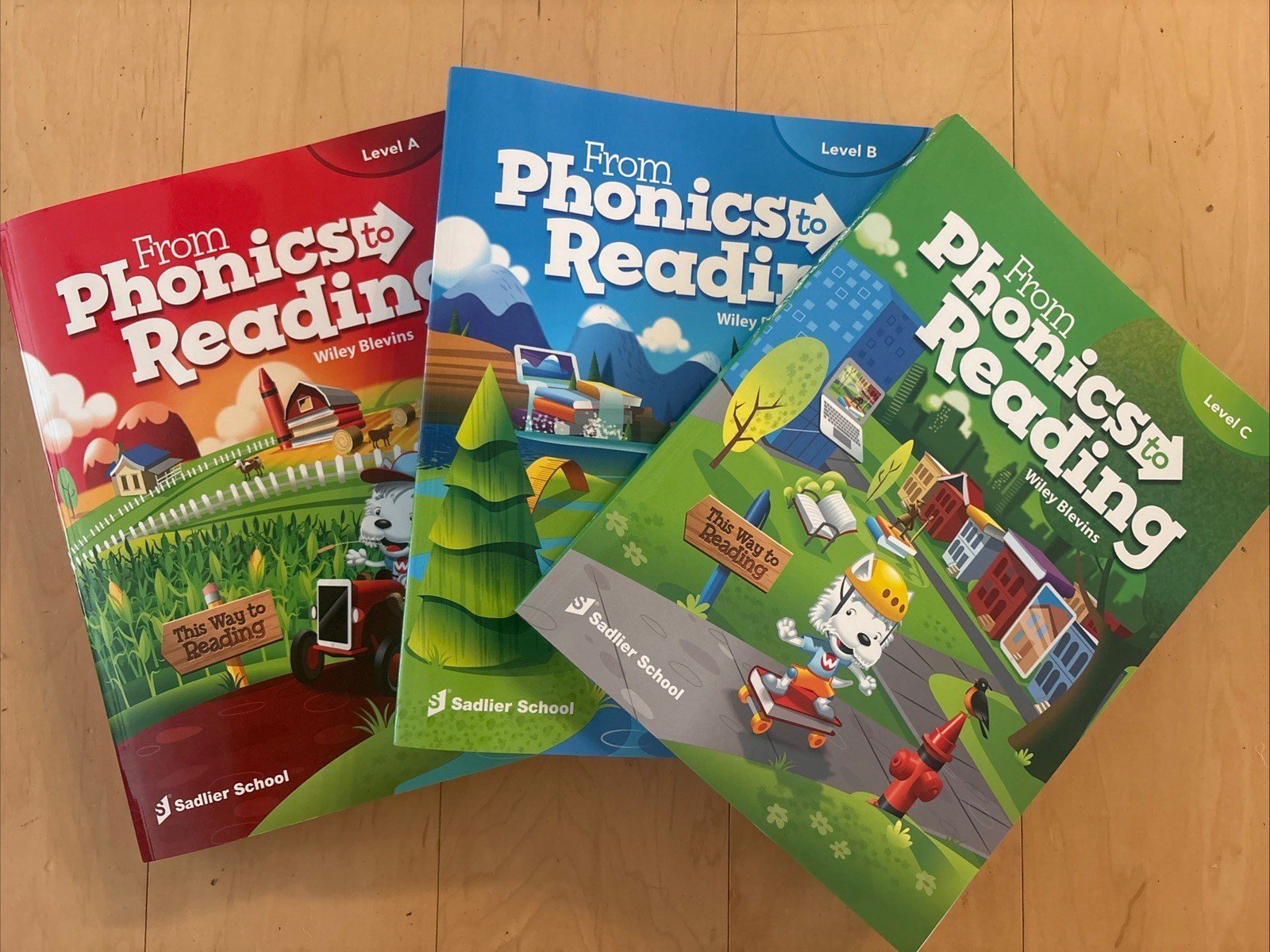 From Phonics To Reading Level A, Level B, Level C —Wiley Blevins, SaddlierSchool