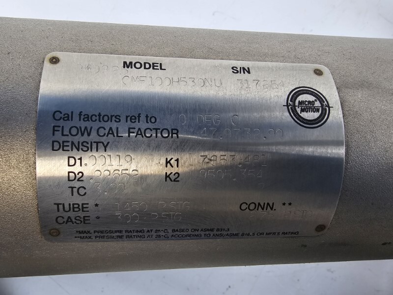 MICRO MOTION CMF100H530NU 5V 275PSI NSNP
