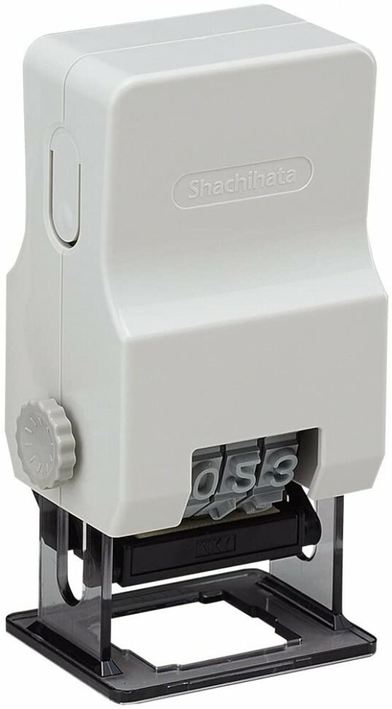 Shachihata Page Number Stamp Gothic Type Font GNR-32G/H From Japan