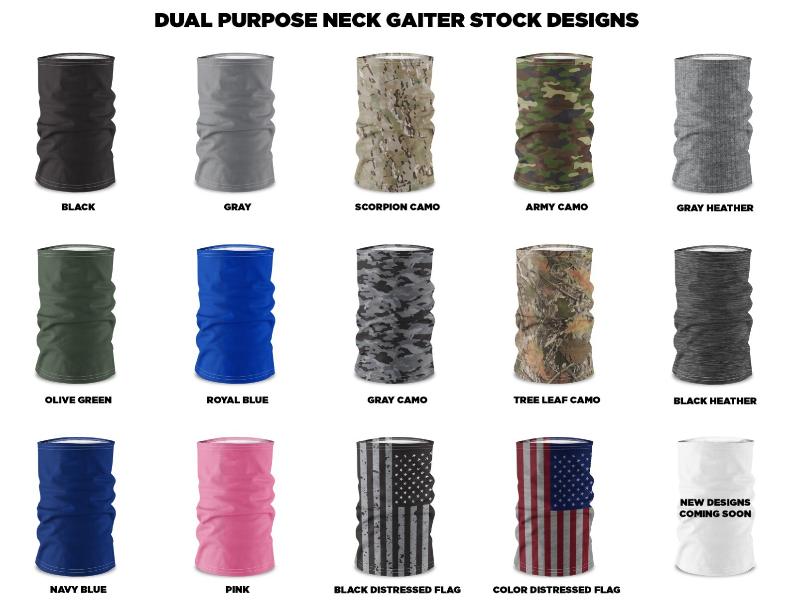 KOOLGATOR Dual Purpose Neck Gaiter