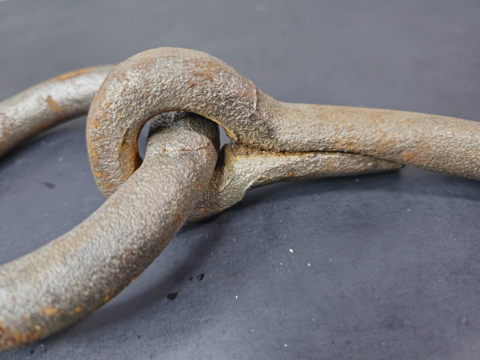 Antique Horse Hitching Post Stable Tie Tether Ring Anchor Threaded Bolt 15.5"L