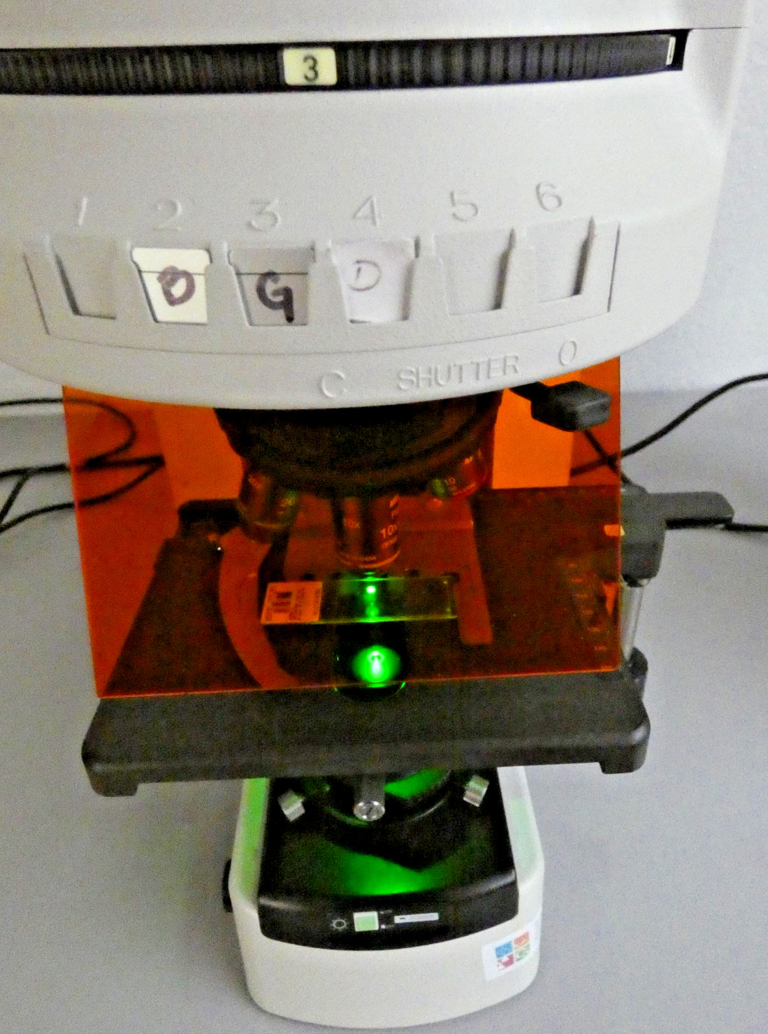 Nikon Eclipse 80i Microscope. Epi-Illumination Attachment + Intensilight C-HGFI