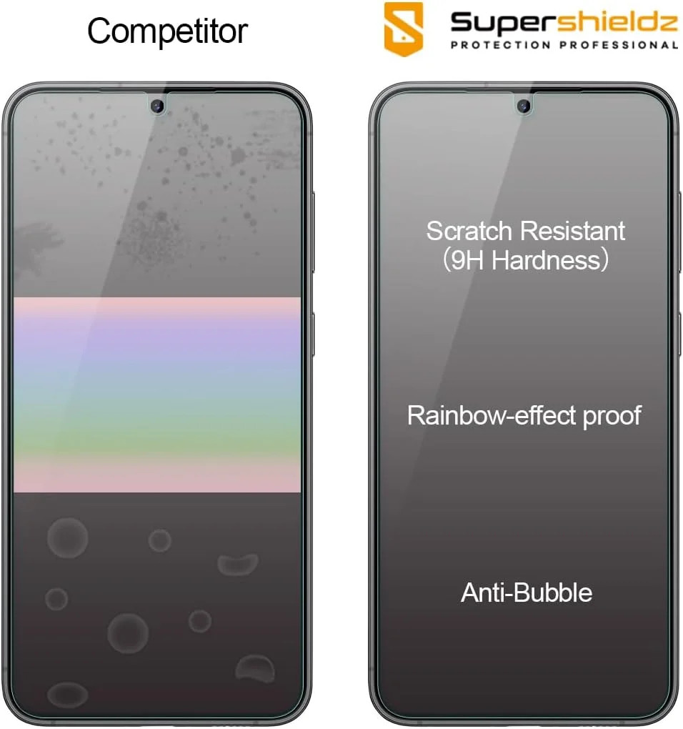 Samsung Galaxy S24 Plus Screen Protector Tempered Glass Bubble Free 3Pack