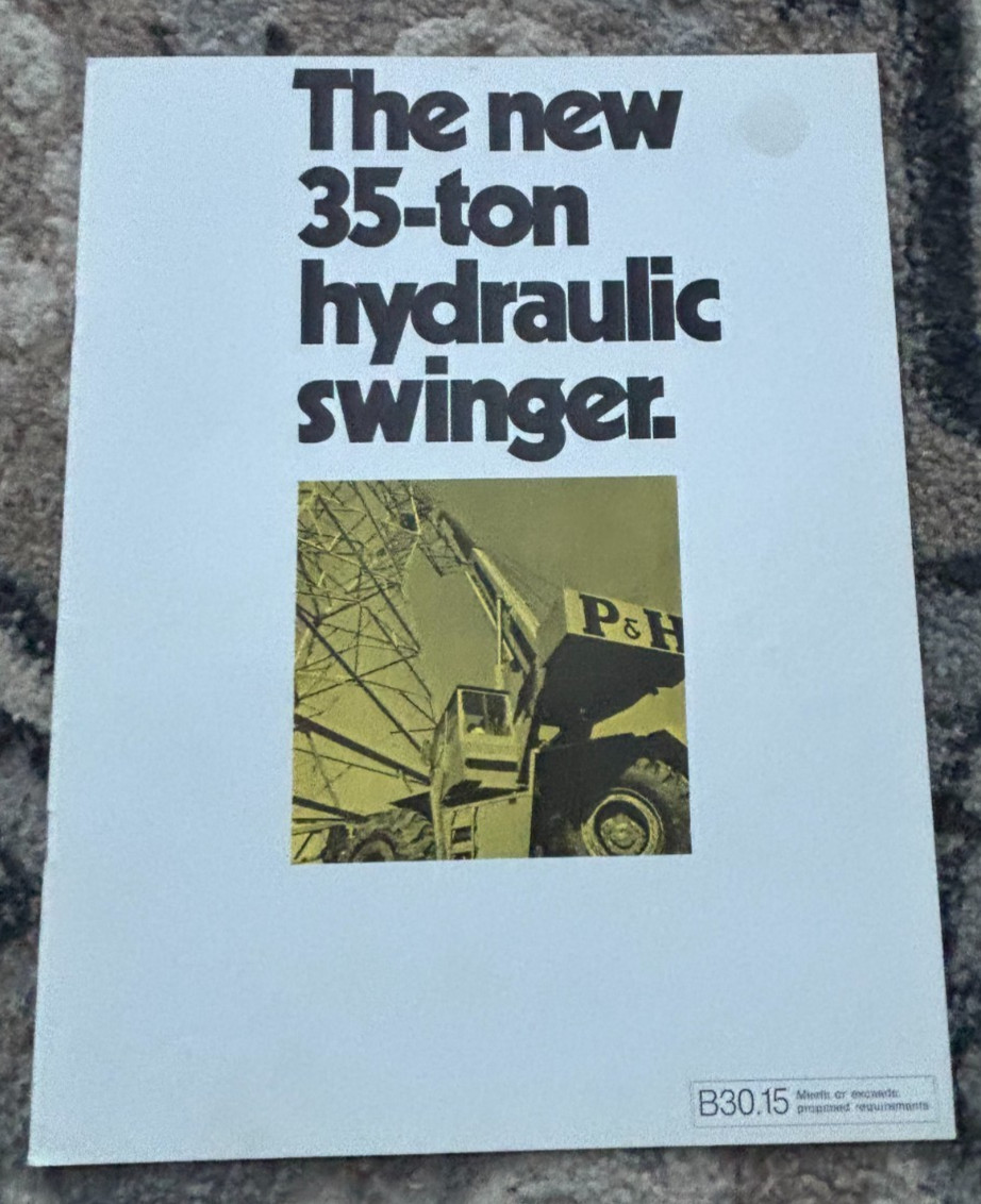 P&H Harnischfeger W350 Hydraulic Crane Brochure AMIL25