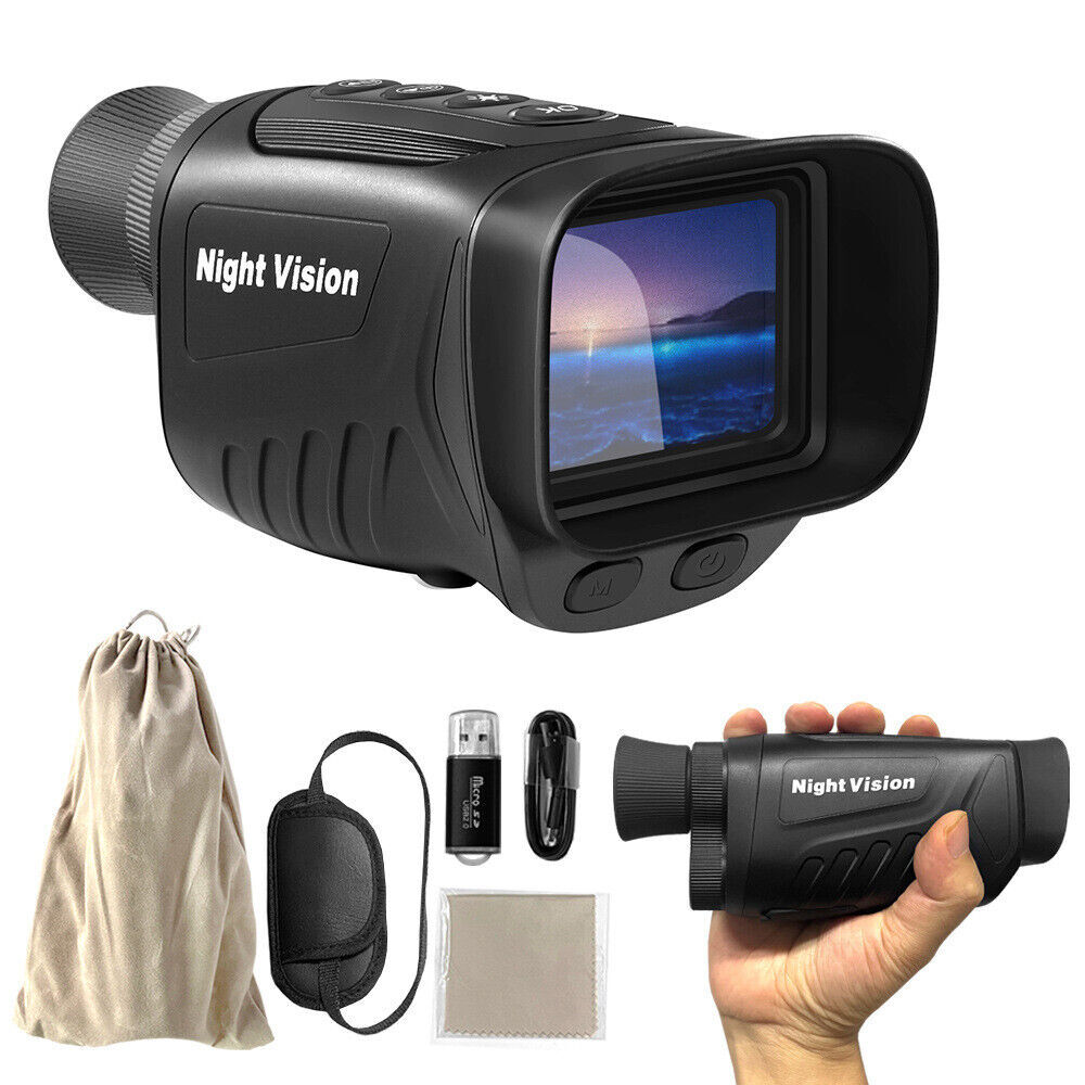 HD Night Vision Monocular Infrared Telescope Hunting Sports Travel 6X Zoom IR