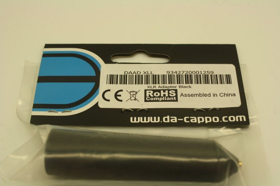 Da Cappo Microphone Adapter,  Compact Q to 3 Pin XLR,   DAAD XLL