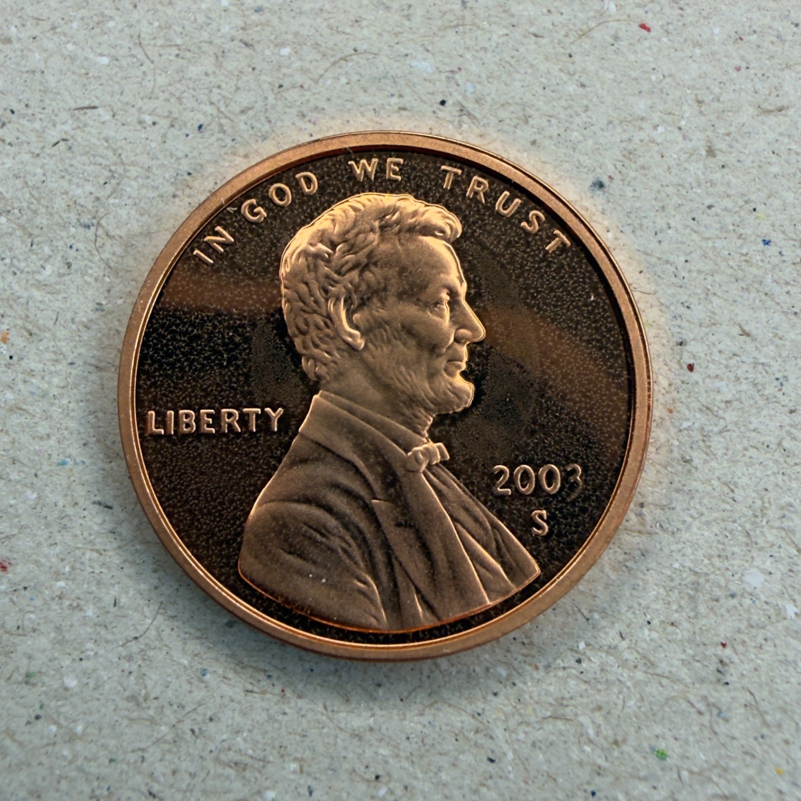 2003-S Lincoln Memorial 1C PROOF Clad - DEEP CAMEO