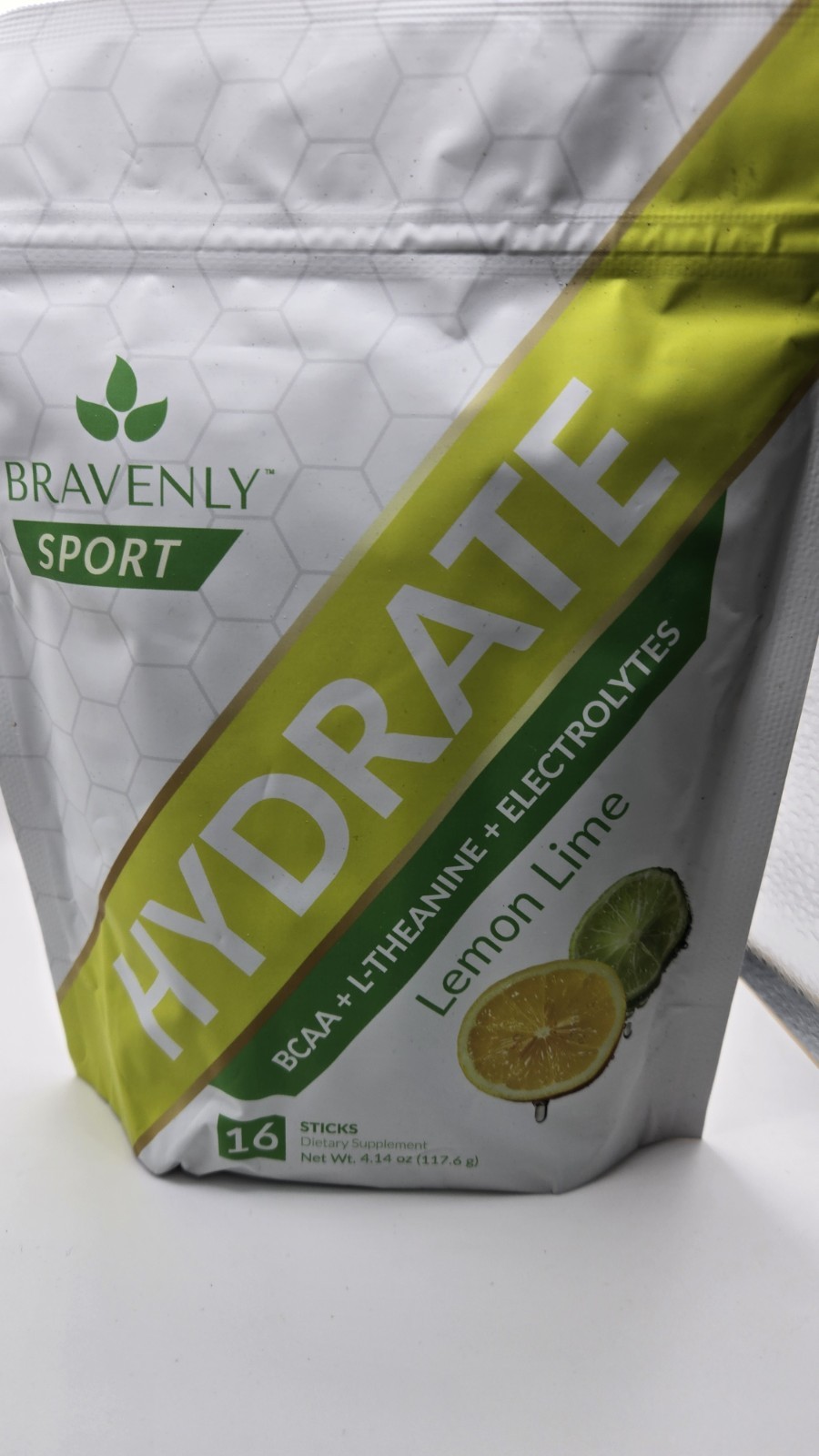 Bravenly, Hydrate - Lemon Lime: Hydration, Energy Drink - NEW (SKU B2)