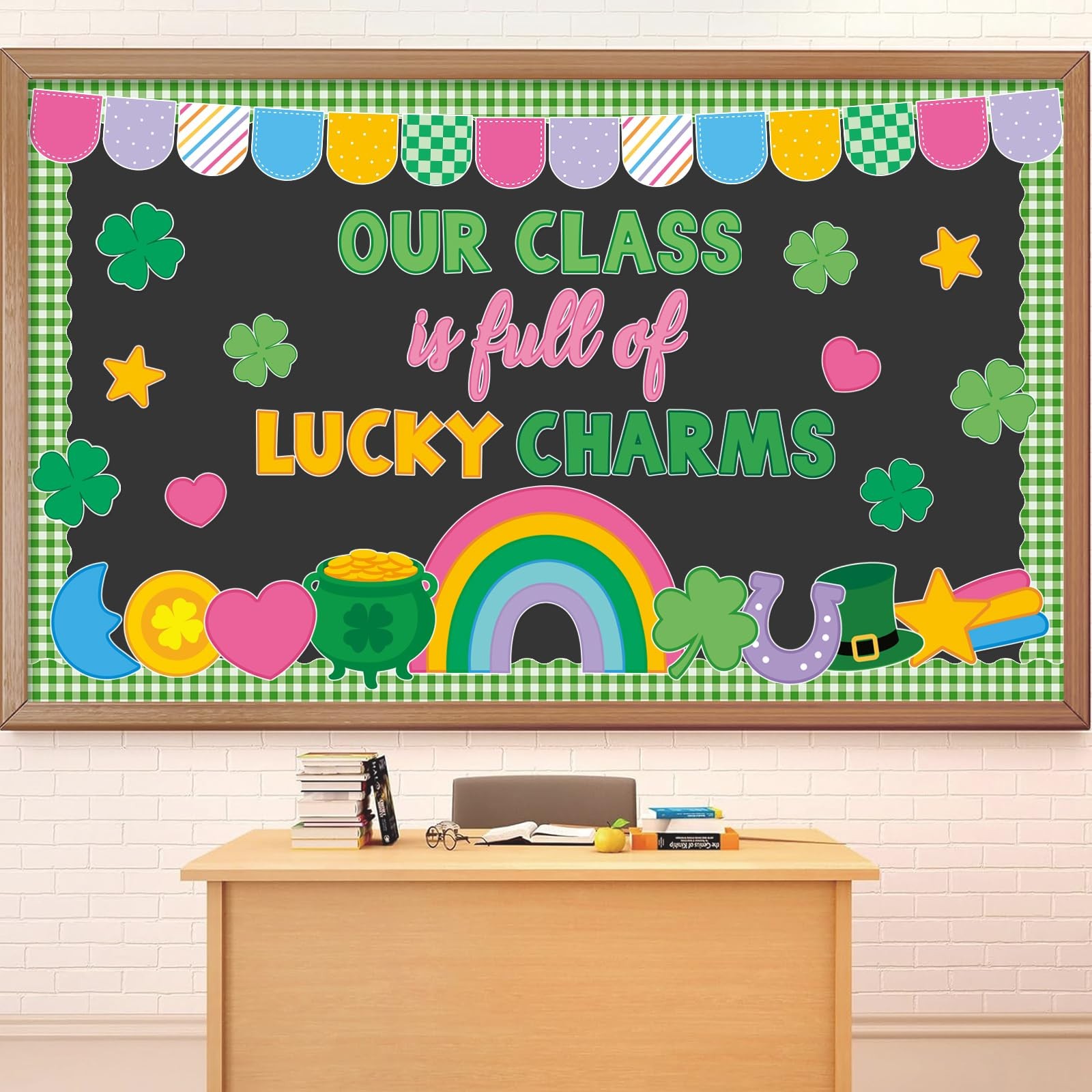 St. Patrick's Day Bulletin Board Decorations Our Class is Full of Lucky Charms S