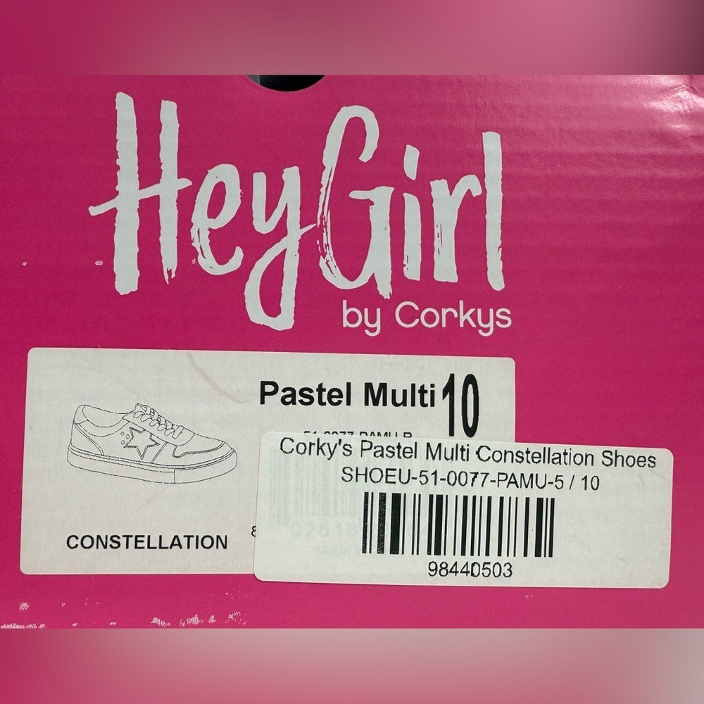 CORKY'S Pastel Multi Constellation Sneakers