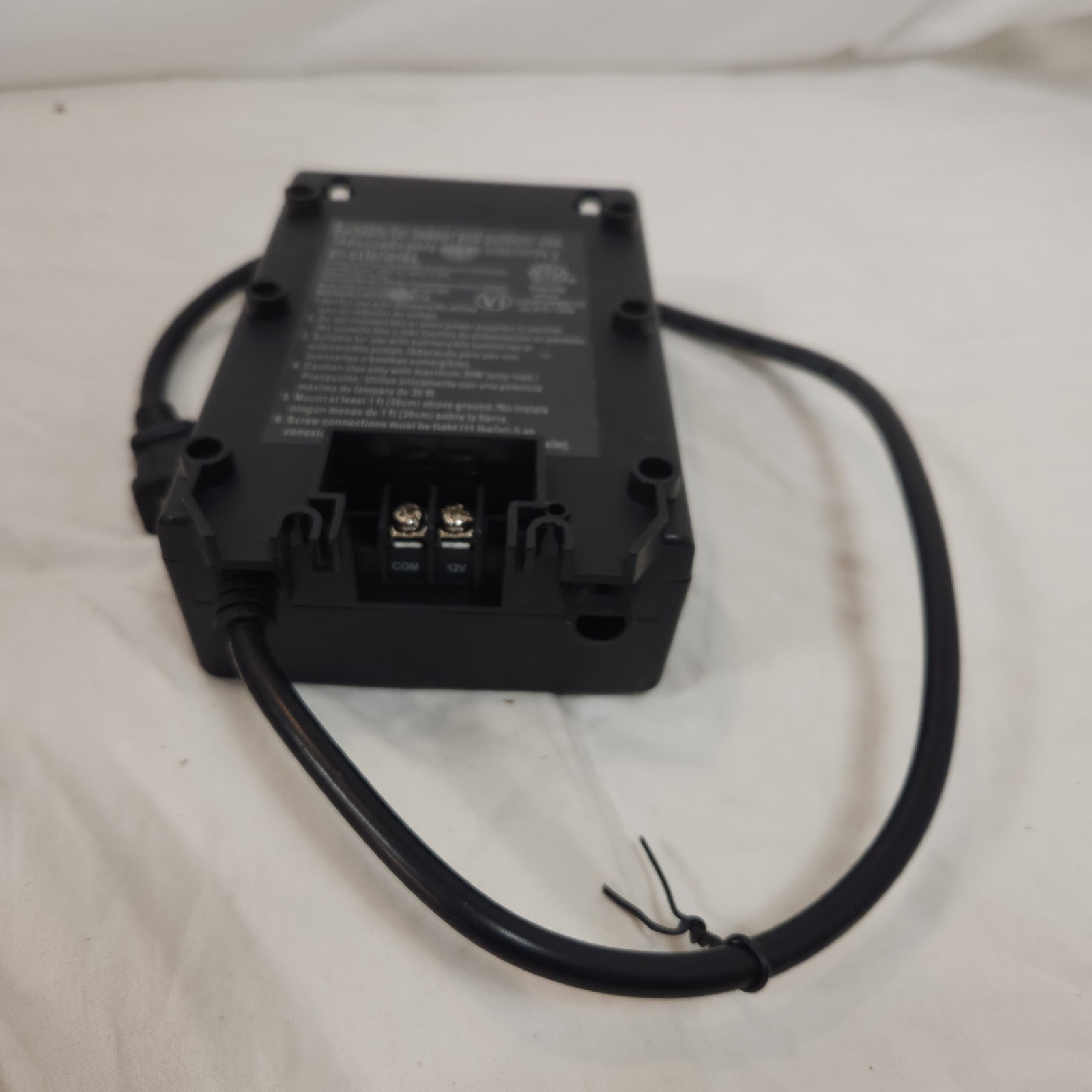 Hampton Bay Low-Voltage 30-Watt Landscape Lighting Transformer, Underground Wire
