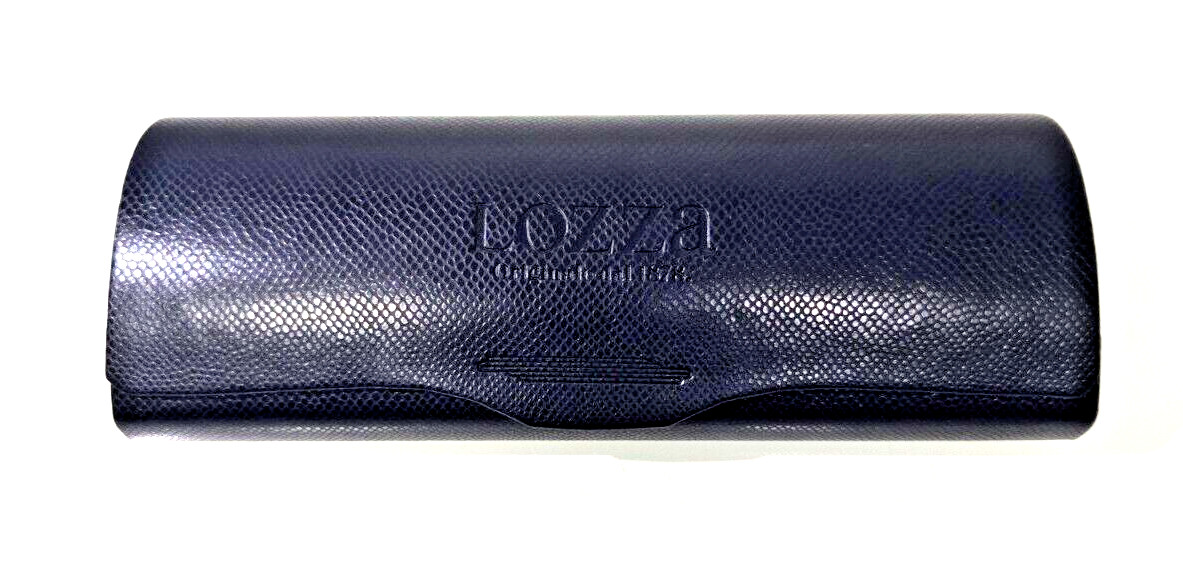 NEW!! Lozza Original Navy Eyeglasses Case With Cloth
