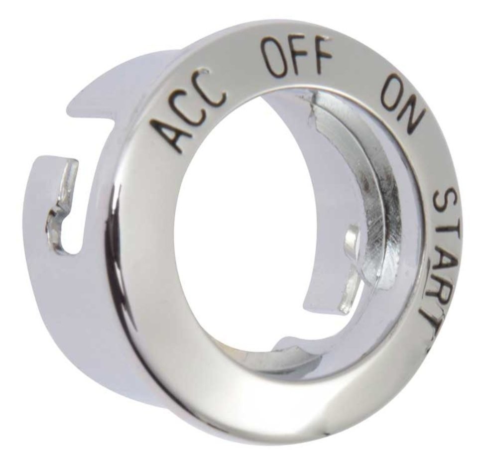 Die-Cast Ignition Switch Bezel For 1961-65 Ford Falcon Ranchero; 1964-66 Mustang