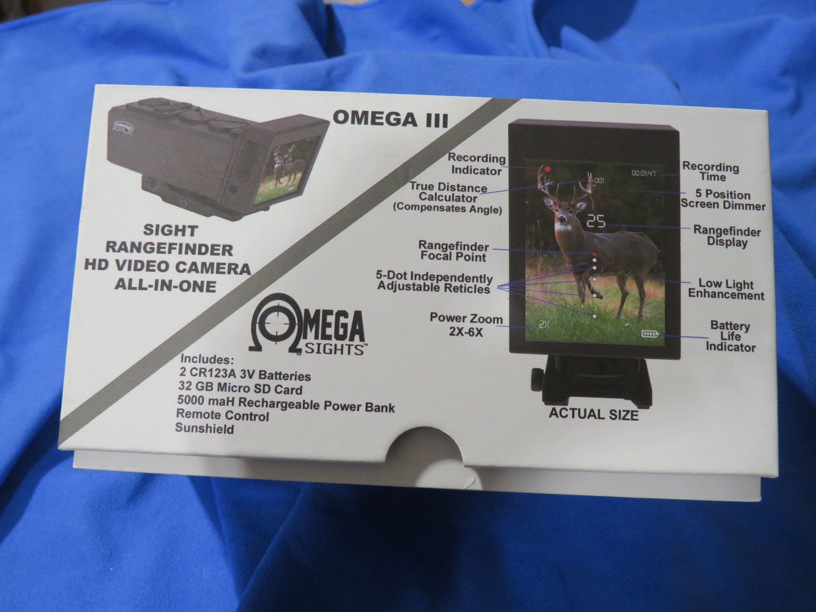 Omega III Crossbow Rangefinder Scope with HD Recording